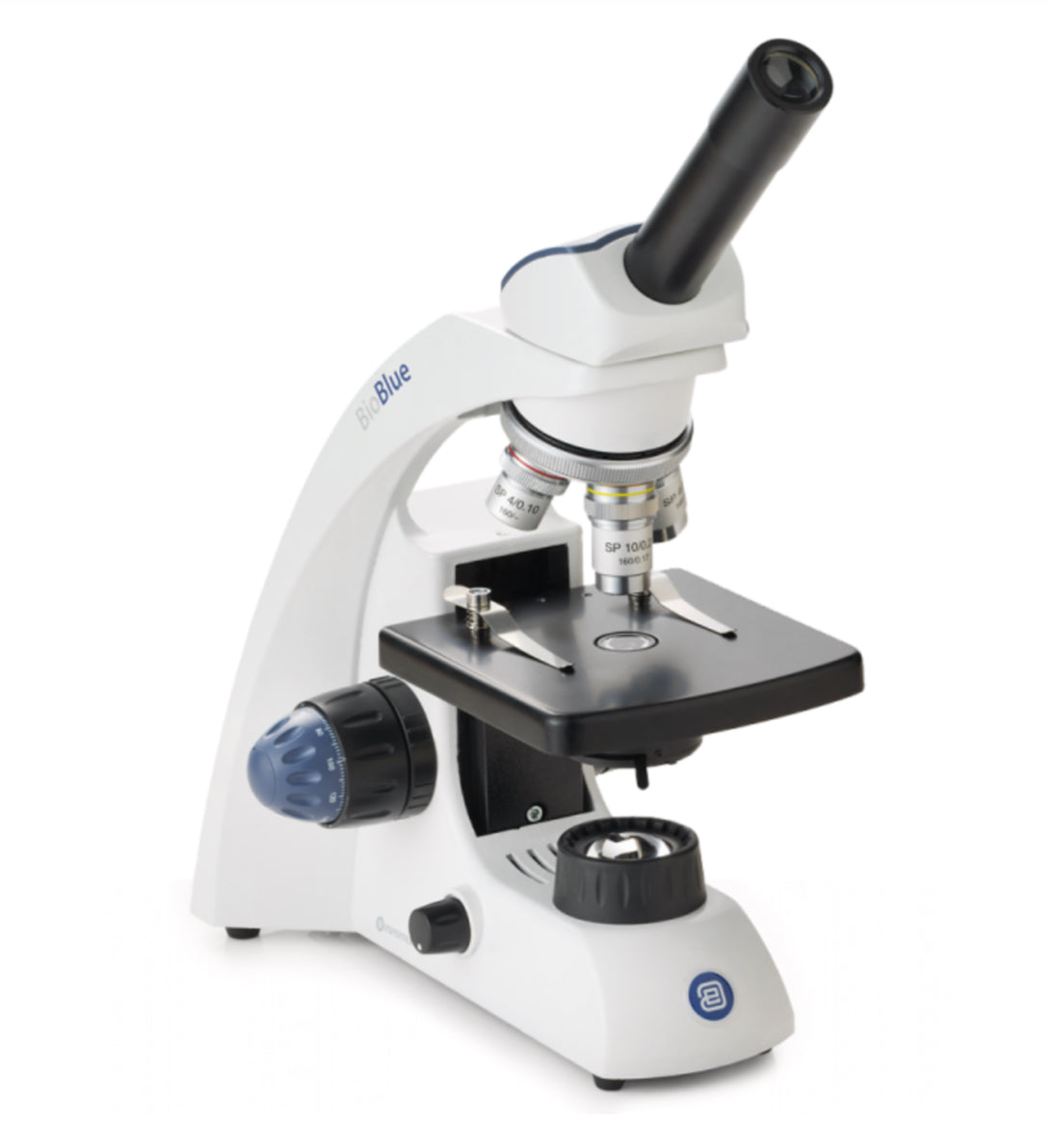 Euromex BB.4200 BioBlue Monocular Student Microscope, 40x-400x